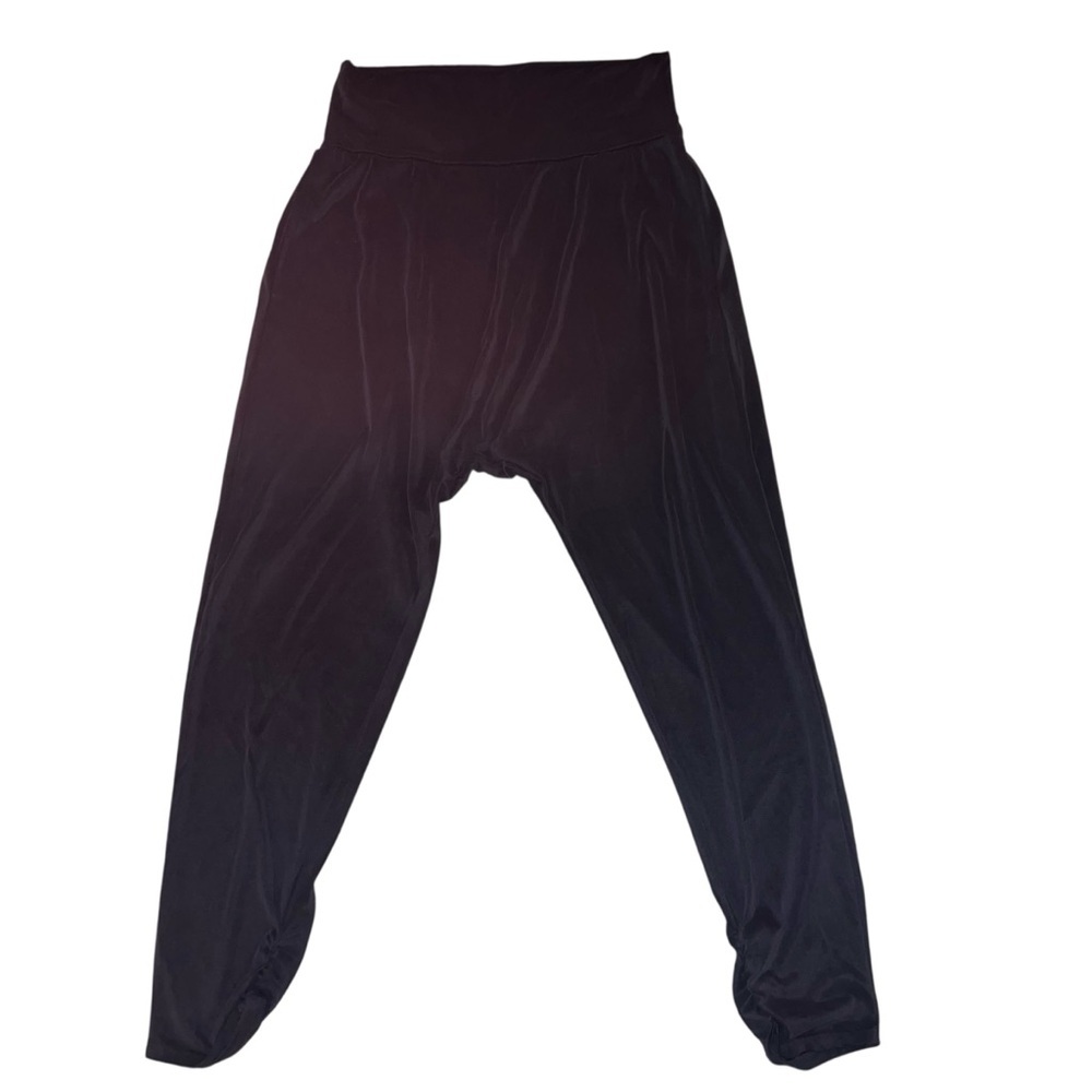 EUC Free People Movement High Rise Echo Harem Pants Lightweight Black Large